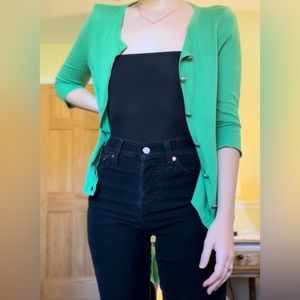 Kelly Green Juicy Couture Cardigan